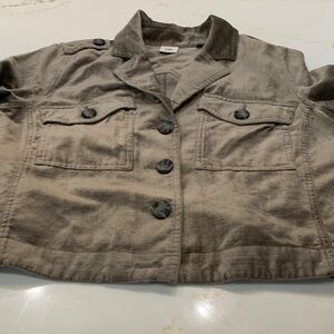 CAbi Utility Jacket in Olive